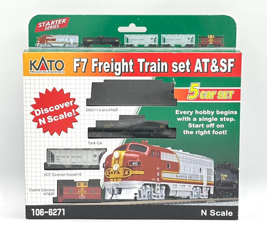 Kato N Scale 4 Car Starter Set ( F7 Locomotive Not Included)