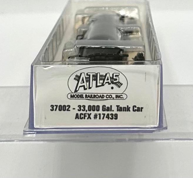 Atlas N Scale 37002 33,000 Gallon Tank Car ACFX#17439