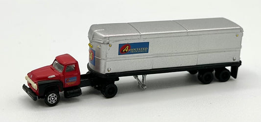 N Scale Associated Tuck Lines Inc. 8-Wheel Tractor + Trailer