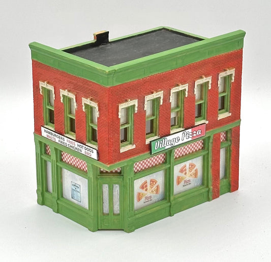 DPM Woodland Scenics HO Scale Custom Painted/Weathered "Village Pizza" Building