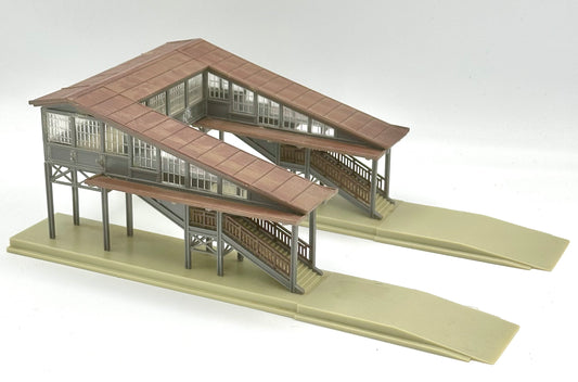 Faller 222153 Ncale Radolfzell Weathered Platform Bridge , Fully Assembled