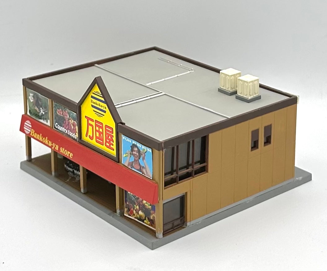 TomyTec N Scale Geocolle Japanese Style Building " Bankoku-ya Store "Collection