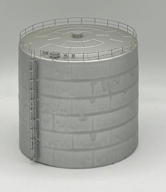 N Scale Resin Storage Tank, Metal Railing and Ladder