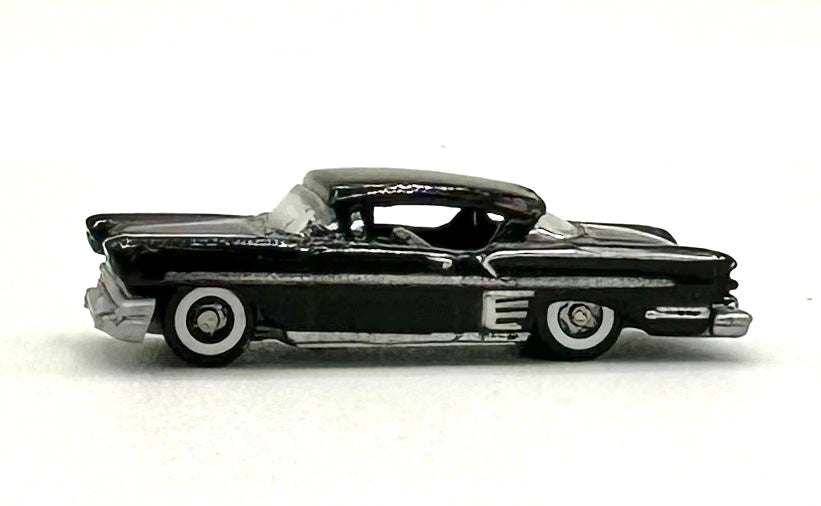 N Scale 1950-60's 2 Door  Black Coupe