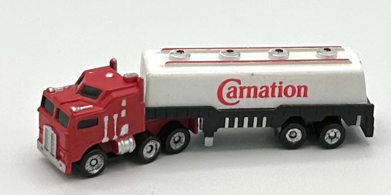 N Scale Carnation 10-Wheel Tractor + Trailer