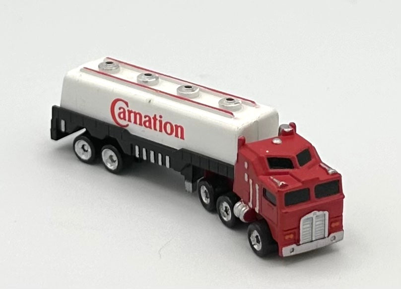 N Scale Carnation 10-Wheel Tractor + Trailer