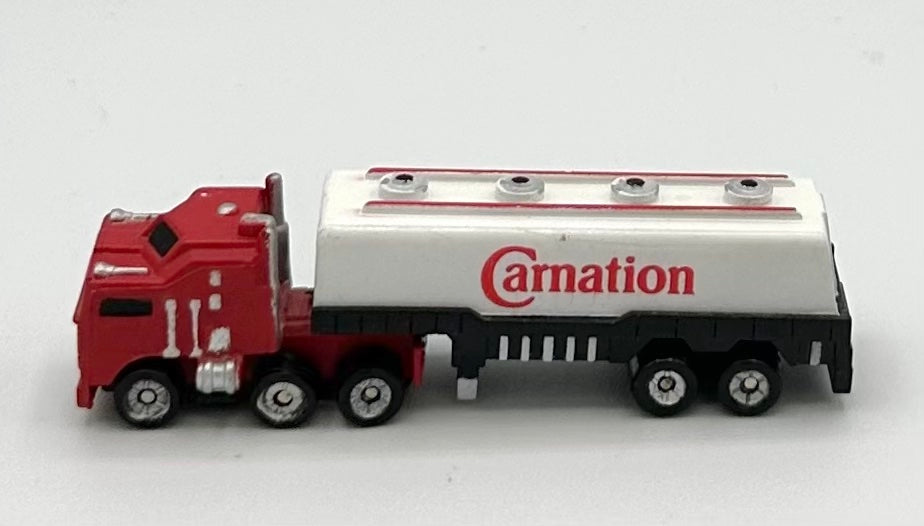 N Scale Carnation 10-Wheel Tractor + Trailer