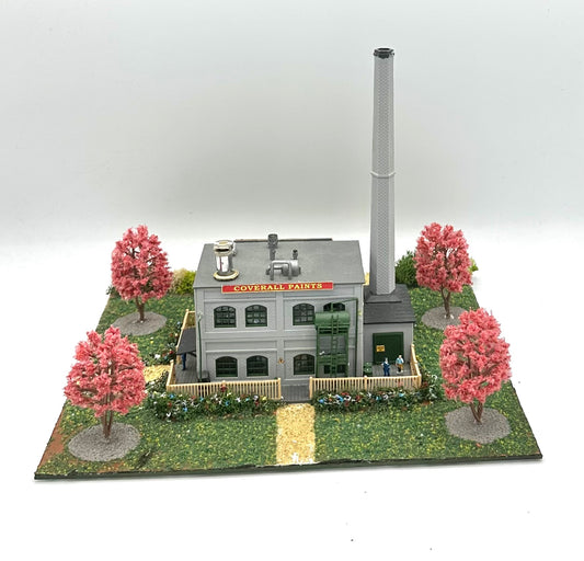 Model Power 1566 N Scale Custom "Coverall Paints" Diorama