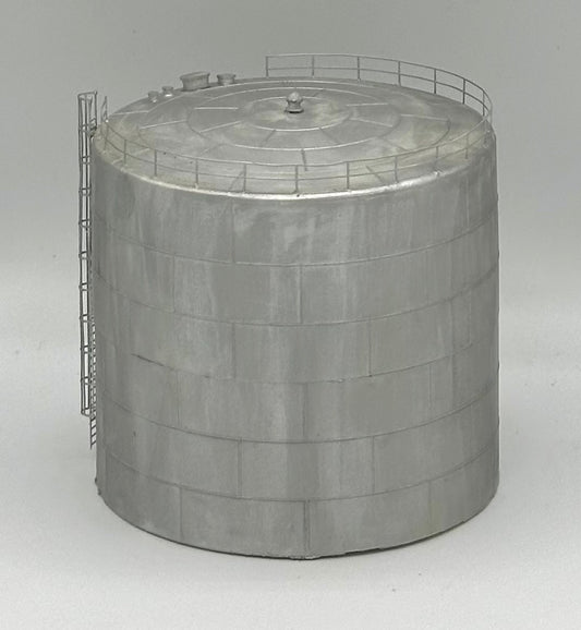N Scale Resin Storage Tank, Metal Railing and Ladder.