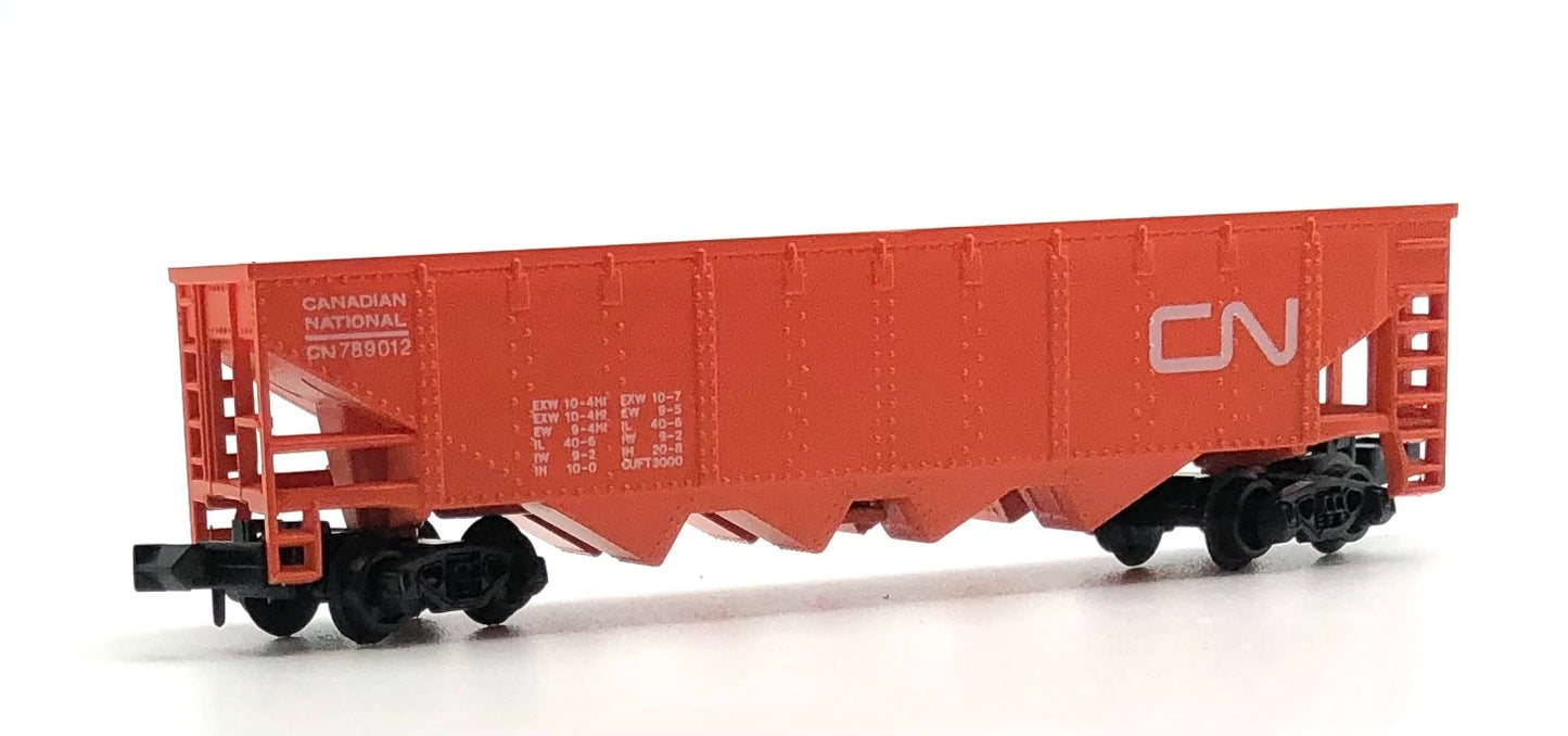 Model Power N scale 3425 Canadian National Rivet side Open Hopper CN789012