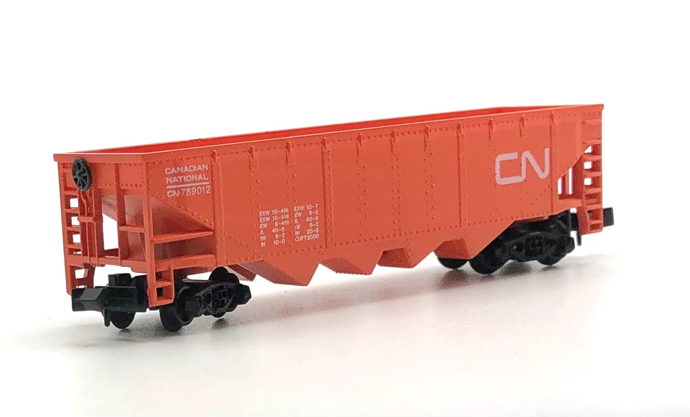 Model Power N scale 3425 Canadian National Rivet side Open Hopper CN789012