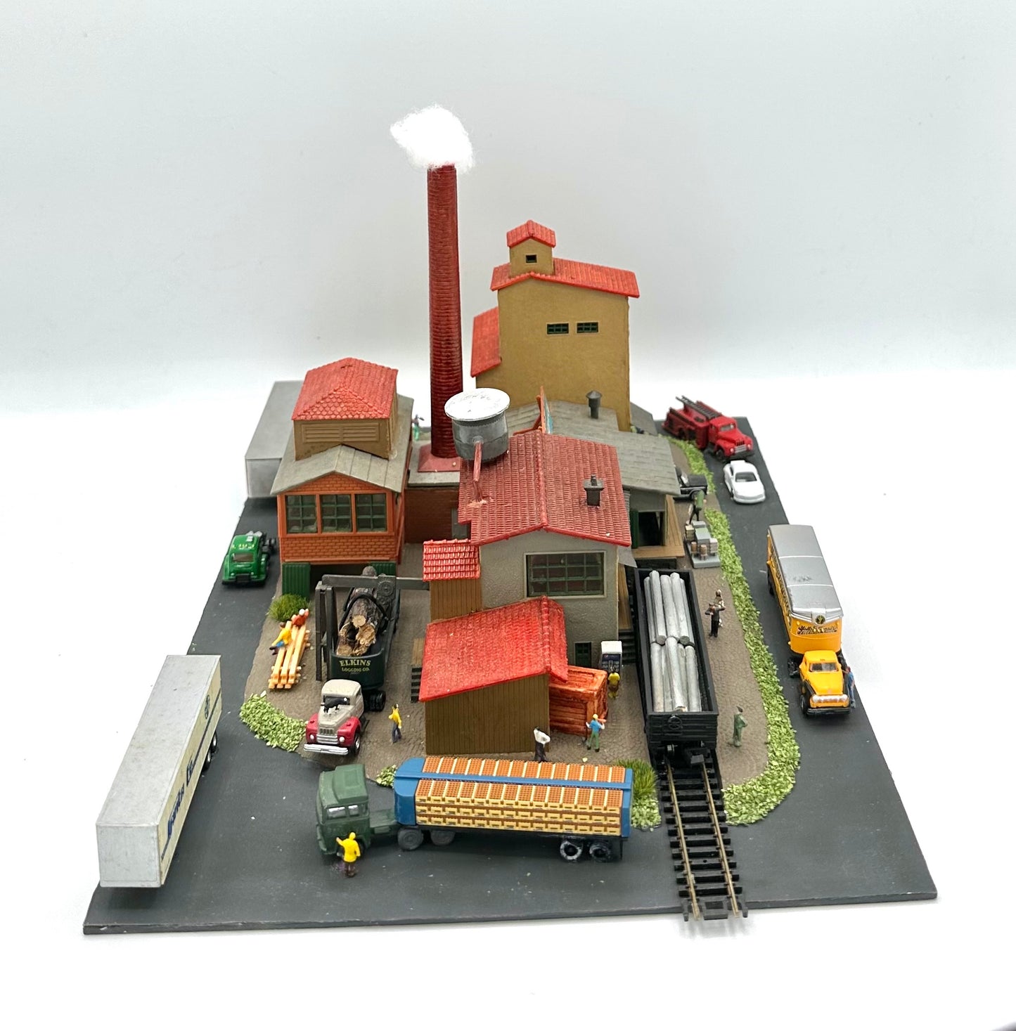 Pola N Scale Custom 1/2/3 Story  Industrial Buildings "Tomson & Co." Industrial complex Diorama