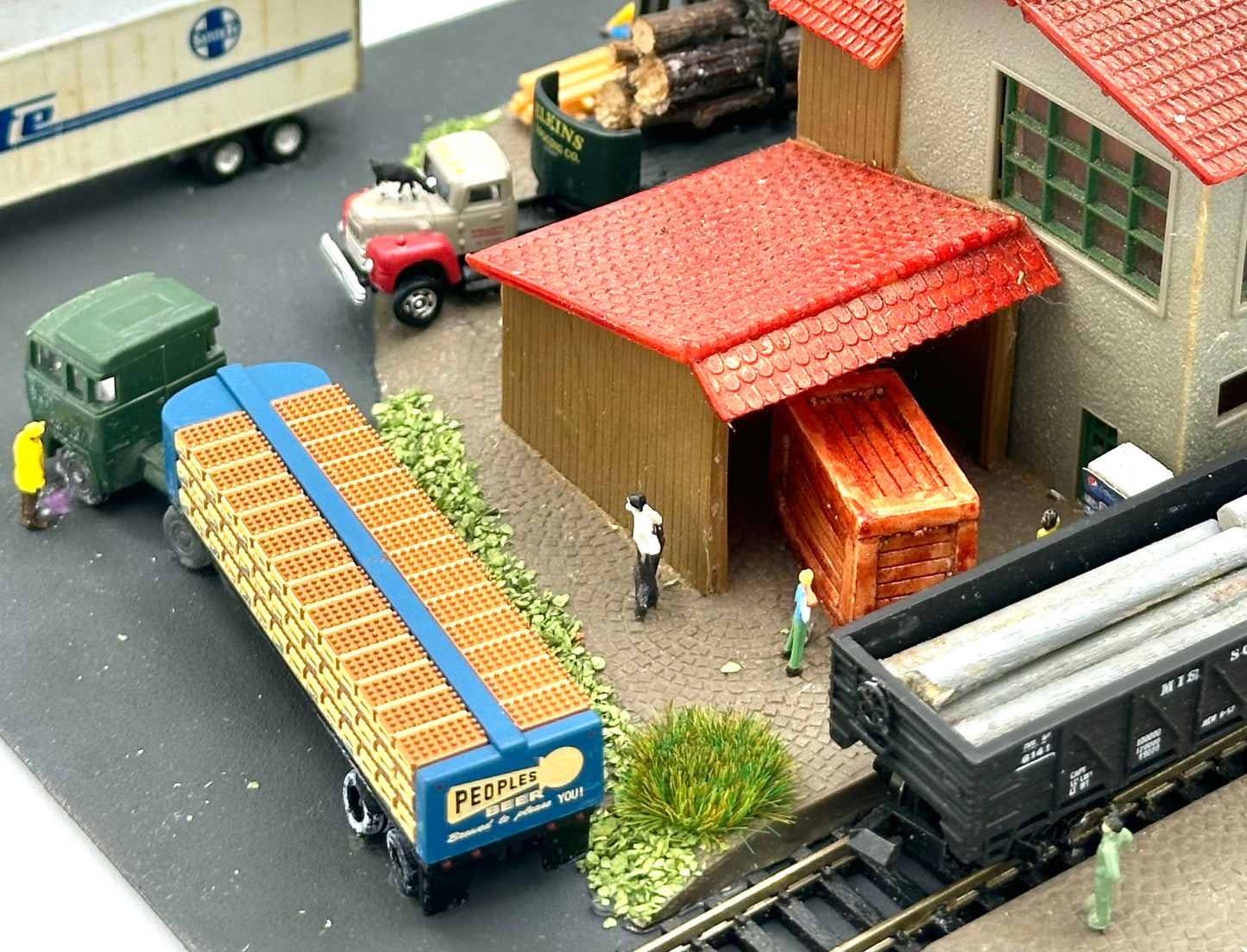 Pola N Scale Custom 1/2/3 Story  Industrial Buildings "Tomson & Co." Industrial complex Diorama