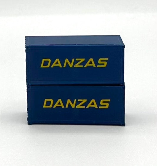 ROCO N Scale  DANZAS 20' High Cube Paneled Containers 2 pc.