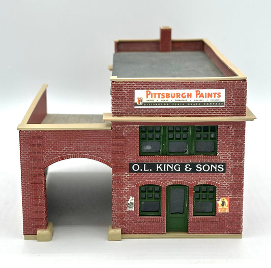 Walthers HO Scale O.L. King Sons Custom Painted/Weathered Fully Assembled Lighted