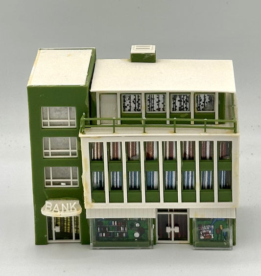 Vollmer N Scale 7729 Modern Bank Complex.