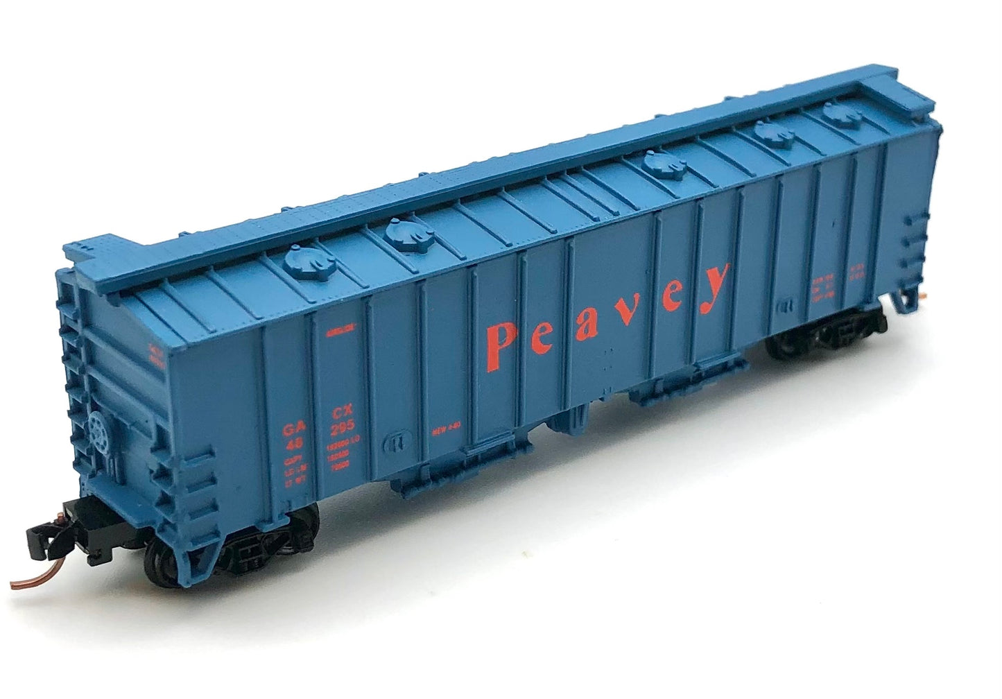 Delaware N Scale Peavey GACX 48295 50' Airslide 2 Bay Covered Hopper