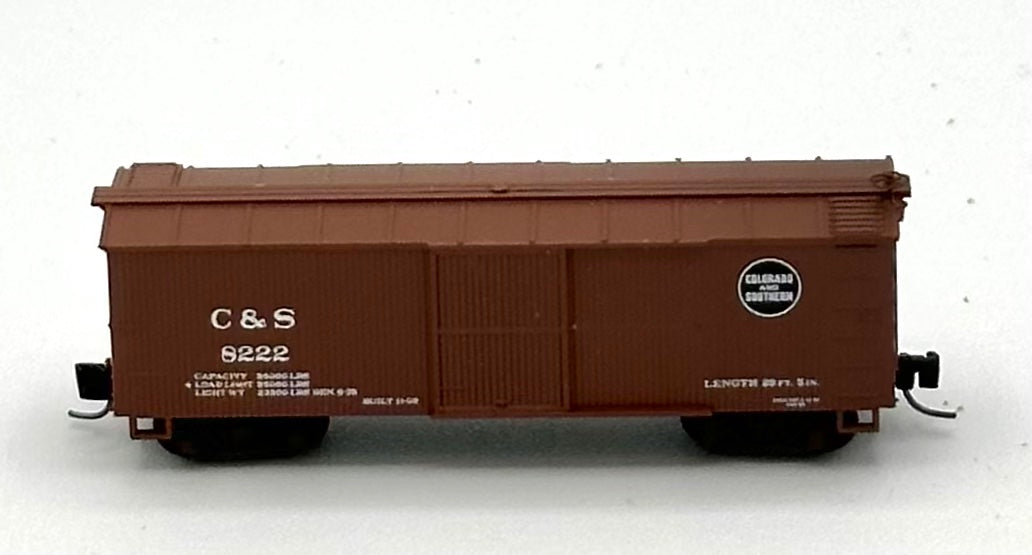 Micro Trains MTL 15106 Nn3 Narrow Gauge Colorado Southern 30'Box Car