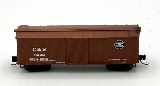 Micro Trains MTL 15106 Nn3 Narrow Gauge Colorado Southern 30'Box Car