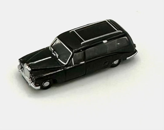 Oxford N Scale Die CVast Daimler DS240 Black Hearse