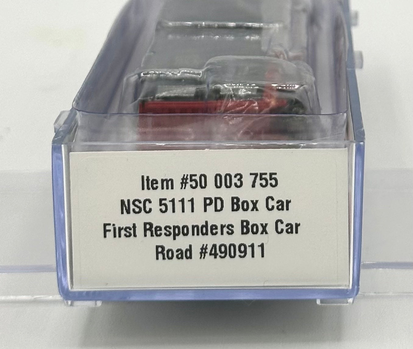 Atlas N Scale 50 003 755 NSC 5111 PD Box Car " First Responders"