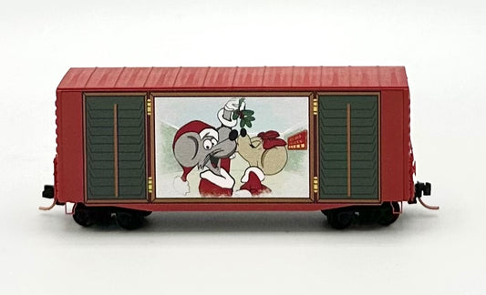 Micro Trains MTL N Scale 101 00 720 Micro Mouse 2012 Christmas 40' HC Box Car