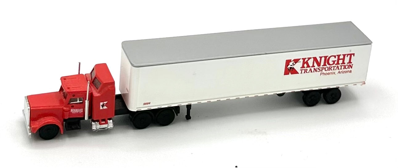 Atlas N Scale  Knight Transport 10-Wheel Tractor + Trailer