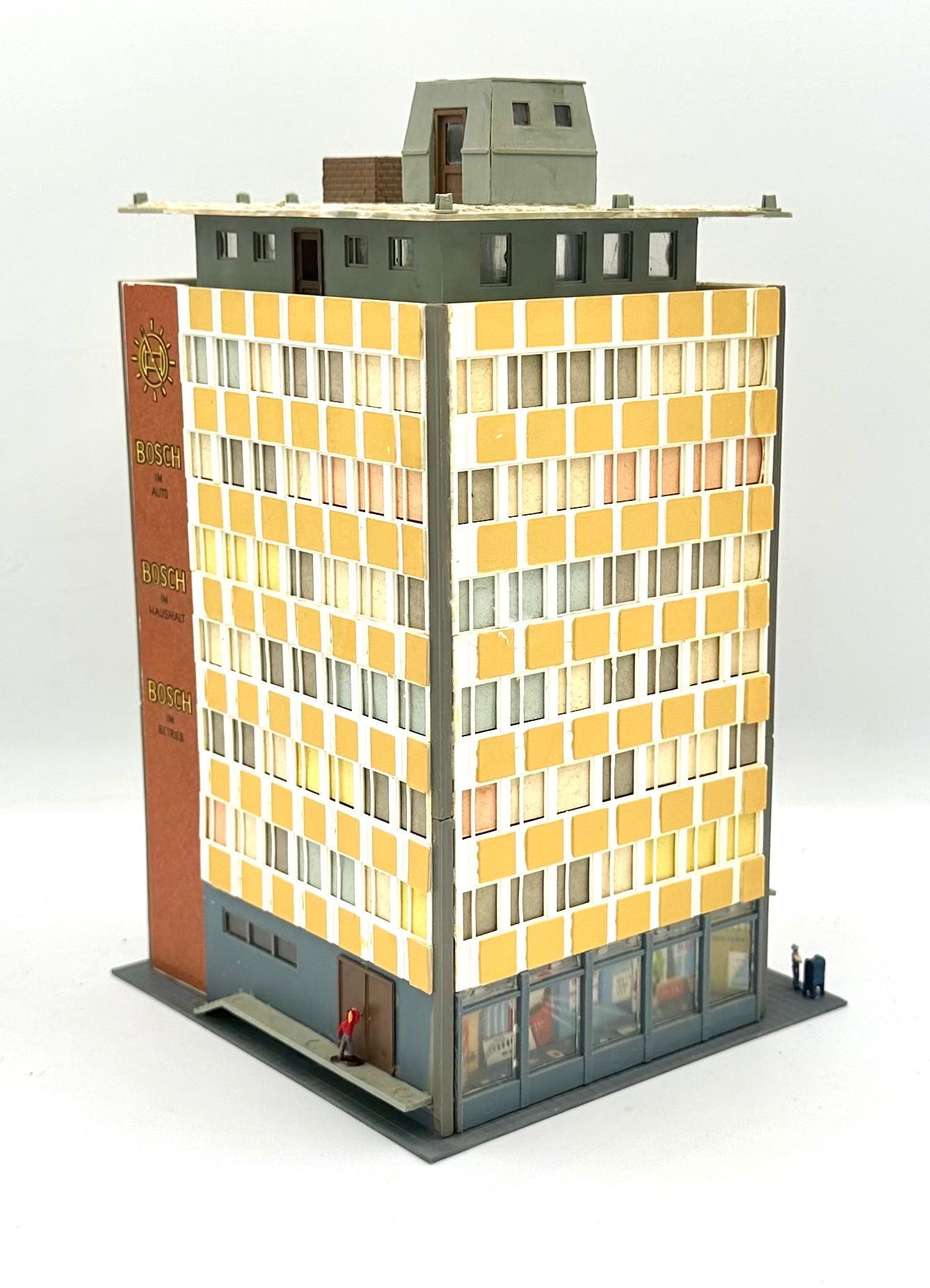 Kibri N Scale 7-Story Autoparts Building,