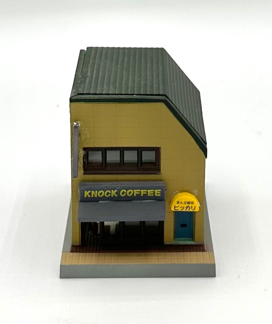 TomyTec N Scale Japanese Building Single Story "Knock Coffee" Shop