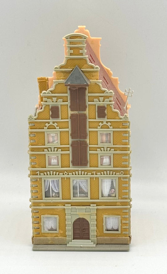 Kibri N Scale 6-Story Traditional German/Dutch Apartment Building, Fully Assembled.