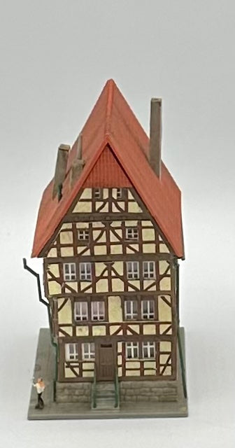 Kibri Z Scale Timber Framed 5-Story House Fully Assembled