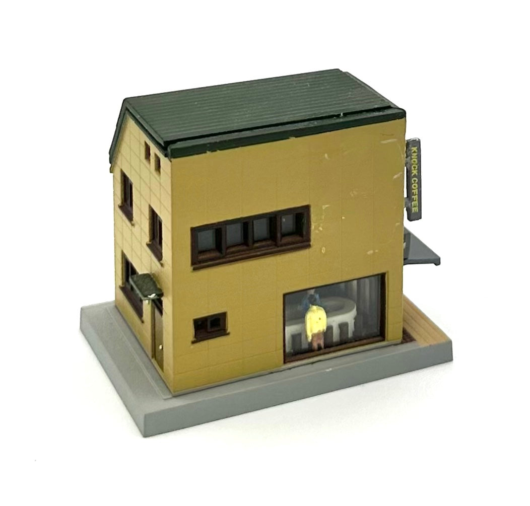 TomyTec N Scale Japanese Building Single Story "Knock Coffee" Shop