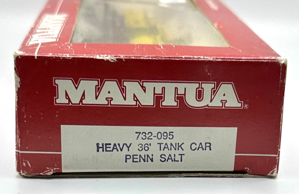 Mantua HO Scale 732-095 Penn Salt Heavy 36' Tank Car GATX 67966