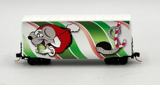 Micro Trains MTL N Scale 101 00 730 Micro Mouse 2013 Christmas 40'HC Box Car