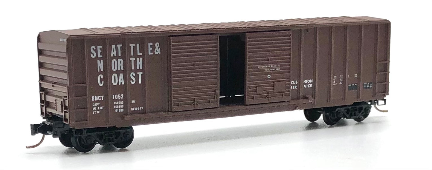 Micro Trains MTL N Scale 30160 Seattle & North Coast 50' Rib Side Boxcar Double Door