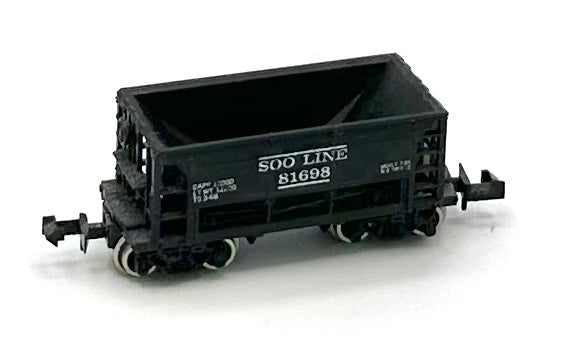 Atlas N Scale SOO Line  Single Bay Coal/Ore Car 81698