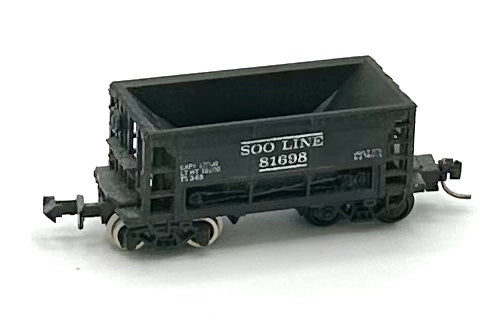 Atlas N Scale SOO Line Single Bay Coal/Ore Car 81698 Conversion Car.