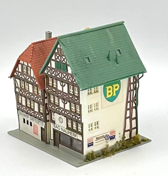 Kibri Z Scale Two Timber Framed Houses/ Shops. Fully Assembled