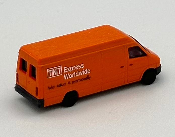 Busch N Scale TNT Mercedes-Benz Sprinter Delivery Van