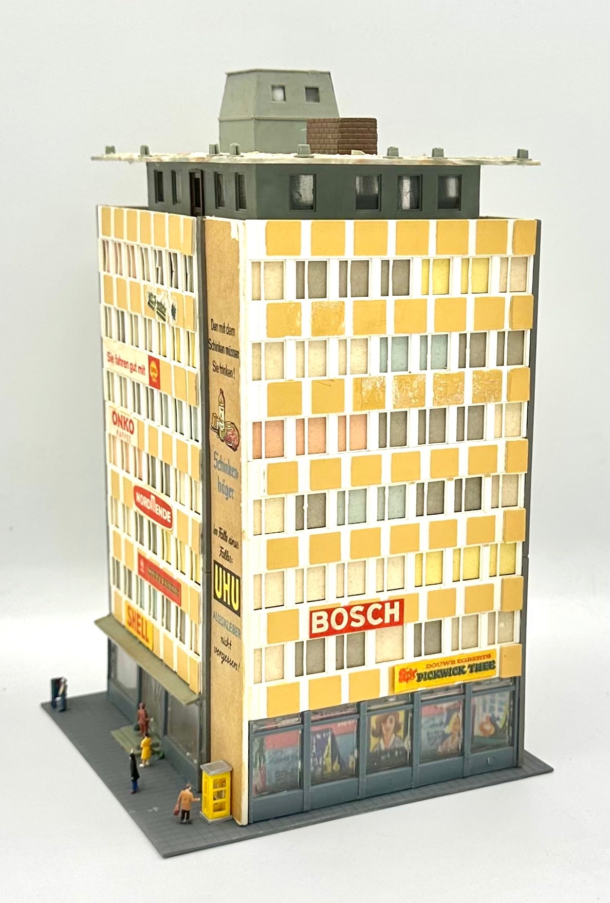 Kibri N Scale 7-Story Autoparts Building,