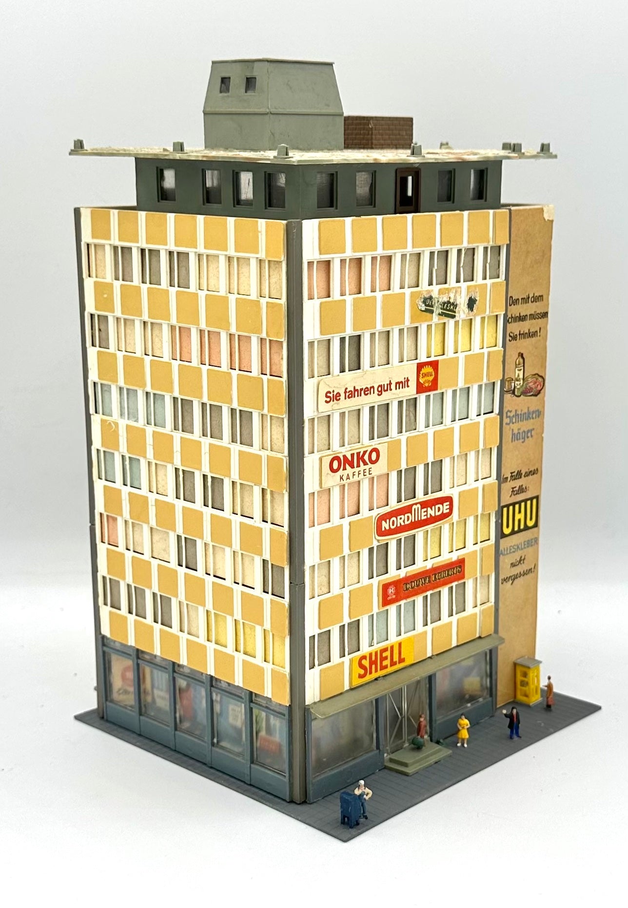 Kibri N Scale 7-Story Autoparts Building,