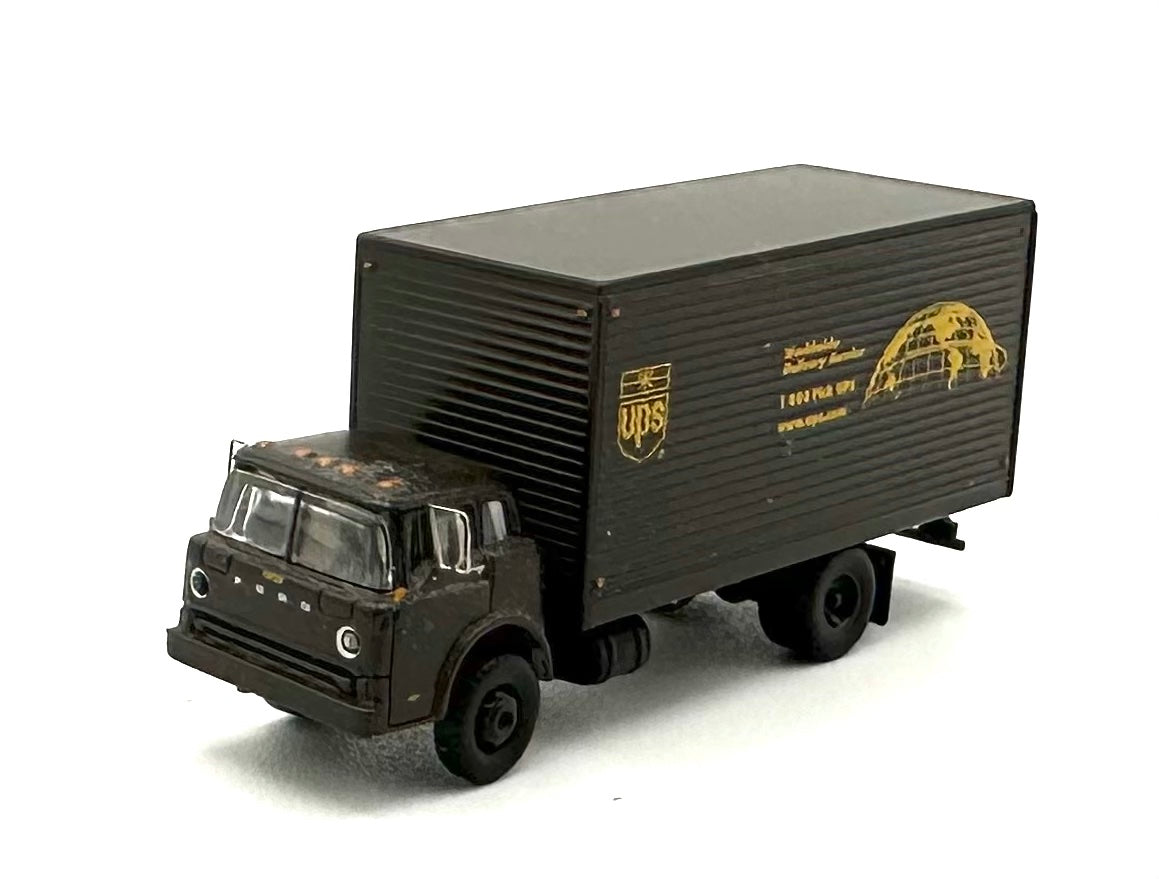 Athearn N Scale UPS Parcel Service Ford C Series Box Truck