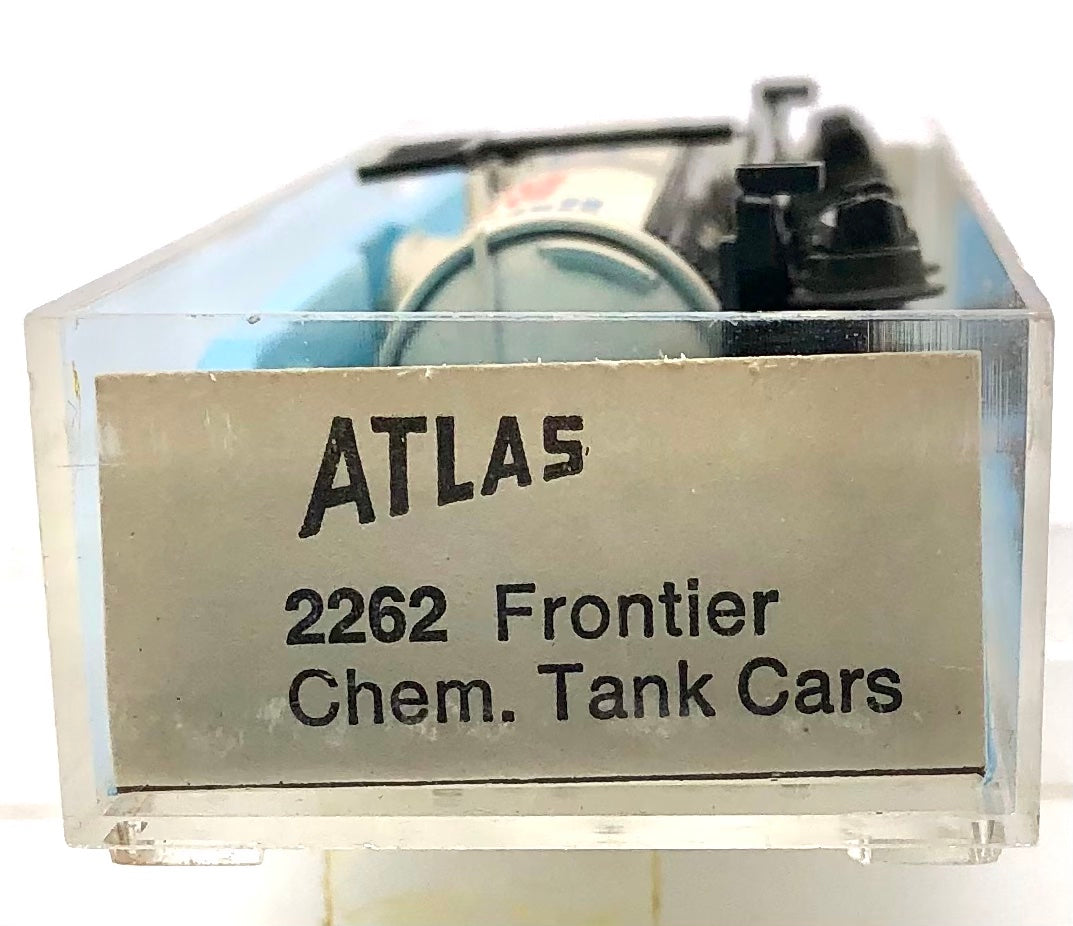 Atlas 2262 N Scale Frontier Chemicals Cylindrical Chemical Tank car UCLX 1012