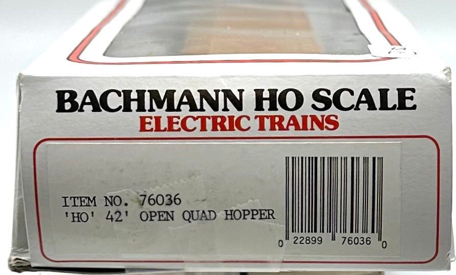 Bachmann HO Scale 76036 Union Pacific 42' Open Quad Hopper+ Coal Load