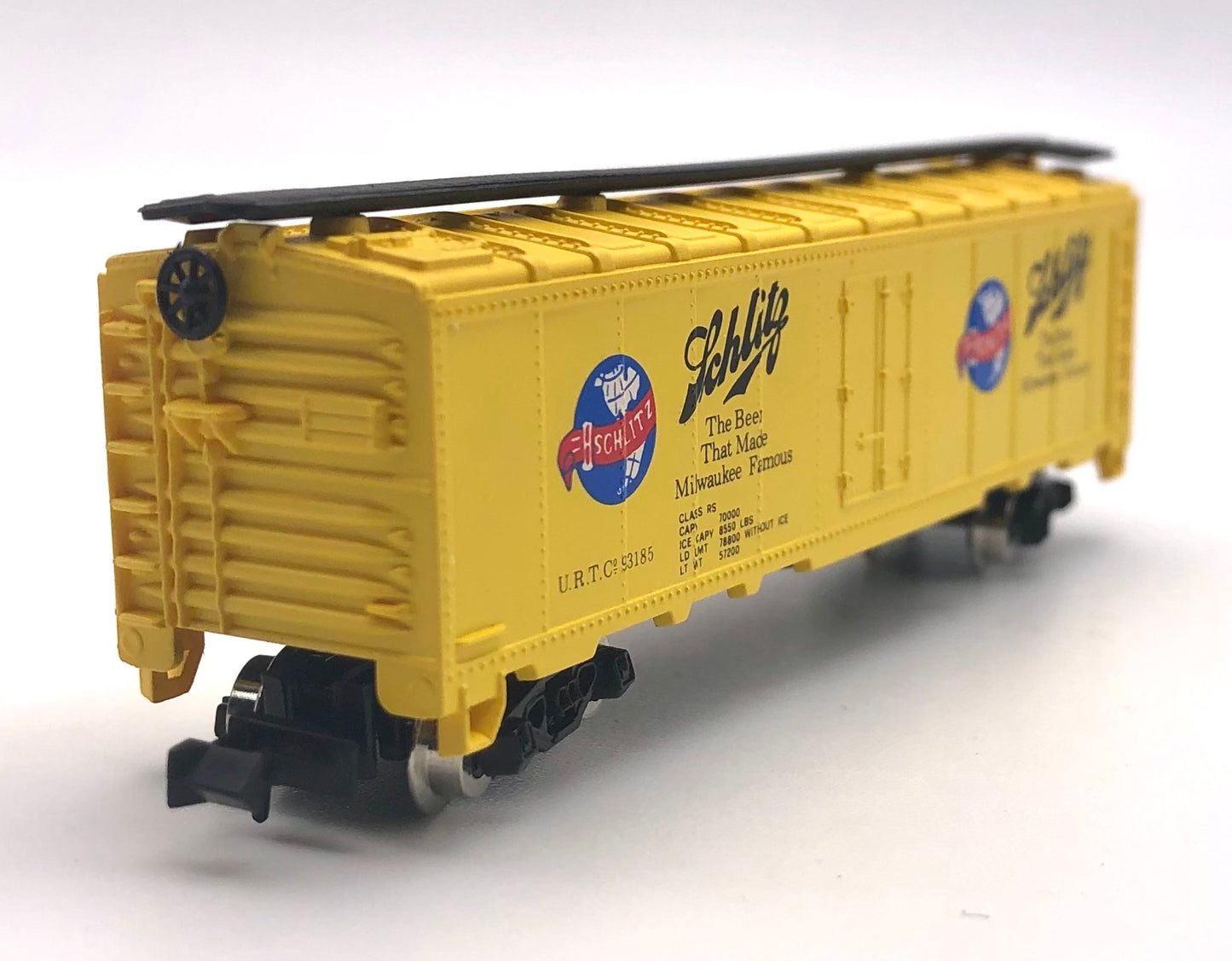 ModelPower 3724 N scale Schlitz Refrigerator Car URTC 93185