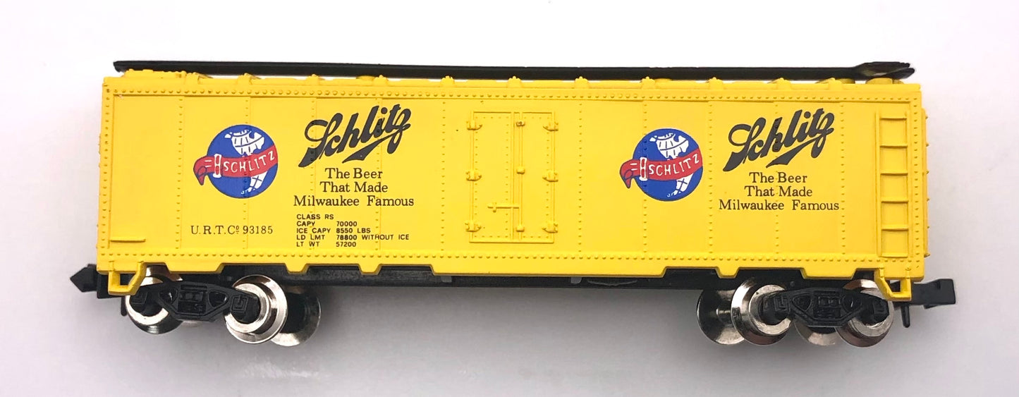 ModelPower 3724 N scale Schlitz Refrigerator Car URTC 93185