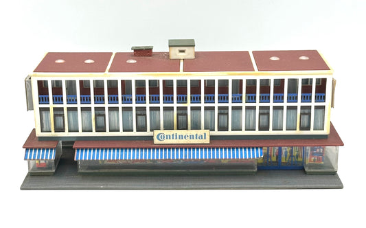Kibri N Scale 3-Story Modern Continental Hotel Building, Fully Assembled