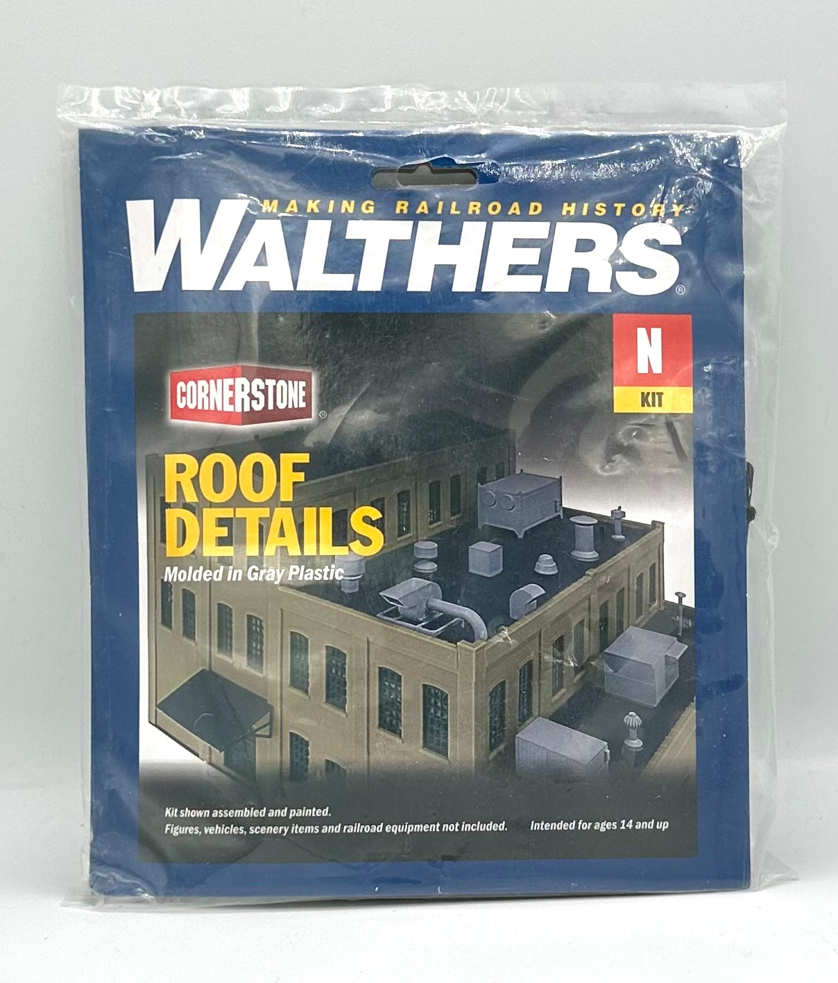 Walthers Cornerstone N Scale Roof Details Kit Not Assembled