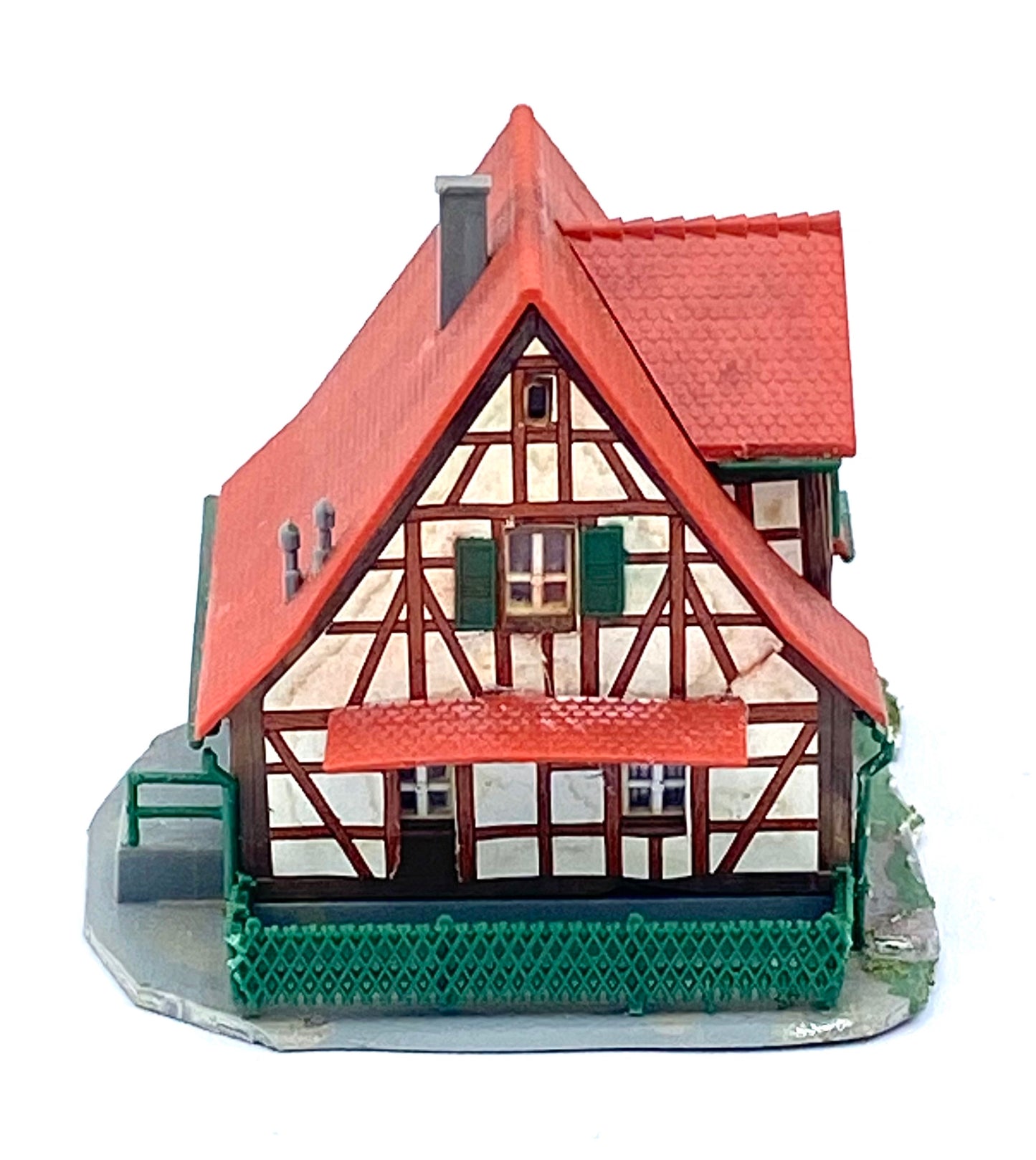 Kibri Z Scale 3-Story Timber Framed German Style House Fully Assembled